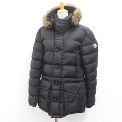 IT2IOU95O9L2 国内正規品 MONCLER モンクレール CLUNY クルーニー ダウンジャケット ブラック フード付き メンズ サイズ3 アウター