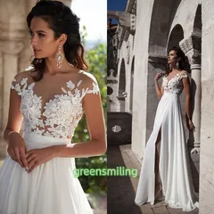 【送料無料】ウェディングドレス 結婚式 二次会 ホワイト 花嫁 ウェディング 白ドレス ロングドレス 披露宴 aライン トレーン 安い 花嫁 挙