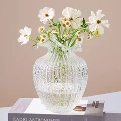 花瓶 フラワーベース 花器 ガラス オーナメント 蓄光 夜光ガラス 光る花瓶 小物 北欧 お洒落 可愛い シンプル モダン 耐久性 クラシック