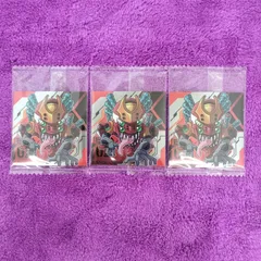 15.ヱヴァンゲリヲン2号機 3枚　エヴァンゲリヲン 新劇場版 シール ウエハース にふぉるめーしょん 補完計画 ～サードインパクト