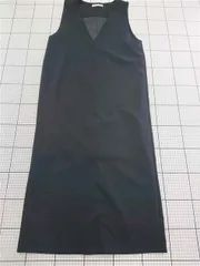 ◇ Θ ディスコート Discoat ノースリーブVネックワンピース ブラック系 レディース E  【1512220067163】