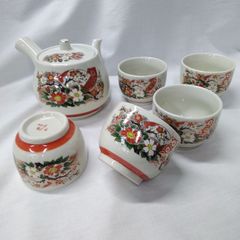 九谷焼 茶器揃 急須 湯呑み5客セット 木箱入り - メルカリ
