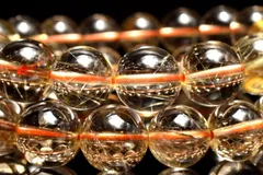 透明◇内包美 ルチルクォーツ　12-12.5mm　ブレスレット 1個売り パワーストーン 天然石 _BG6286-12-125