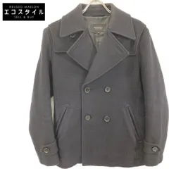 BURBERRY BLACK LABEL バーバリーブラックレーベル D1F70-213-28 ﾈｲﾋﾞｰ ｳｰﾙ Pｺｰﾄ M