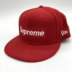 Supreme NewEra シュプリーム ニューエラ キャップ ボックスロゴ  メンズ 7 1/2 59.6cm レッド 帽子 B15674◆
