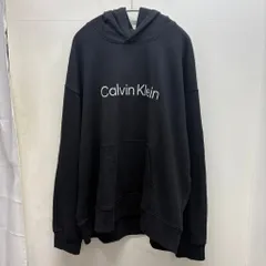 Calvin Klein Jeans カルバンクラインジーンズ LS STANDARD HOODIE パーカー 40HM231 ブラック size:XL【中目黒B01】