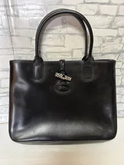 【G5-26】◇ LONGCHAMP ハンドバッグ　黒色　レディース