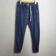 GRAMICCI グラミチ OSHMAN'S オッシュマンズ 別注 デニム イージー パンツ ウエスト ゴム インディゴ ストレッチ XS A309