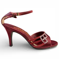 Chloé クロエ　ピンヒールパンプス　ボルドー (赤系)　EU 35 1/2 約 22.5cm　ヒール約8cm