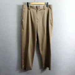 DOCKERS ドッカーズ パンツ スラックス ワイド センタープレス ノータック アメカジ コットン ベージュ系 32×30 A286