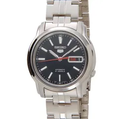 セイコー5 セイコーファイブ メンズ 腕時計 SNKL83K1 SEIKO 5 セイコー 自動巻き オートマチック ウォッチ ブラック×シルバー