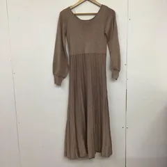 archives アルシーヴ ワンピース ロングスカート 長袖ロングワンピース フレアスカート ニットワンピース