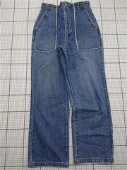 ◇ Θ マウジー MOUSSY デニム ワイドパンツ 26サイズ レディース E  【1512220064377】