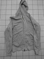 ◇ Θ フレッドペリー FRED PERRY ジップアップパーカー グレー系 Lサイズ メンズ E  【1512220065053】