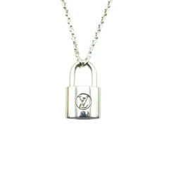 美品 LOUIS VUITTON ルイヴィトン パンダンティフロックイット Ag925 パドロック ネックレス シルバー M2601-k067