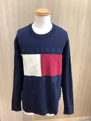 TOMMY HILFIGER(トミーヒルフィガー) ストラクチャーフラッグセーター　メンズ　XLサイズ　新品未使用(タグ付き)