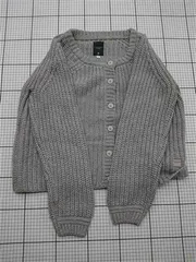 ◇ Θ ジースター G-STAR WOMEN RAW CORRECT ニットカーディガン グレー系 M レディース E  【1512220065343】