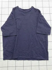 ◇ Θ モノマート MONO-MART コットンTシャツ ネイビー系 メンズ Lサイズ E  【1512220065312】