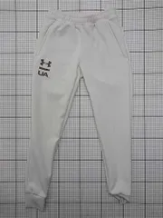◇ Θ アンダーアーマー UNDER ARMOUR トレーニングパンツ ホワイト系 SM メンズ E  【1512220065688】
