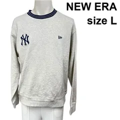 ◆ ニューエラ NEW ERA スウェット ニューヨーク ヤンキースNew York Yankees クルーネックトレーナー グレー コットン L メンズ S6A273