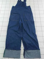 ◇ Θ ボンレシル BONLECILL BLEpt1191 デニムオーバーオール ネイビー Lサイズ レディース E  【1512220066586】