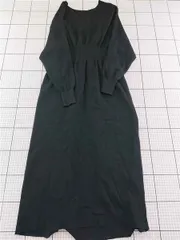 ◇ Θ ロペ ROPE レースアップニットワンピース ブラック系 38 レディース E  【1512220066524】