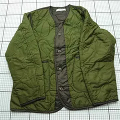 ◇ ⊇ ジョンブル Johnbull キルティングライナージャケット オリーブ系 Fサイズ レディース E  【1512220067057】