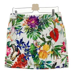 サイズ：6 POLOGOLF ラルフローレン ポロゴルフ  インナー付 スカート 花柄 ホワイト系 [240101601417] ゴルフウェア レディース ストスト