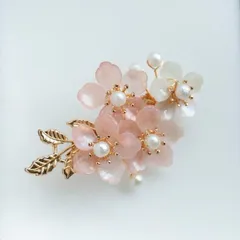 桜　ヘアクリップ   ヘアアクセサリー  髪飾り