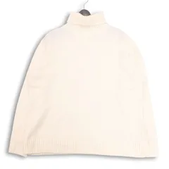 ADAM ET ROPE アダム エ ロペ 秋冬 ウール混★ タートルネック ニット セーター Sz.M　メンズ 白