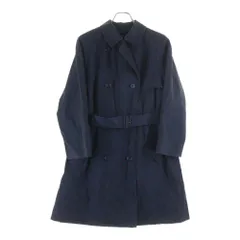 BURBERRYS (バーバリーズ) ライナー付き 裏地ノヴァチェック トレンチコート ネイビー C-TK83