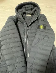 ストーンアイランド フード ダウン ブラック XL