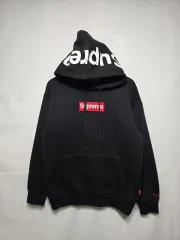 起毛 刺繍 ボックス ロゴ WHO スウェット ブラック メンズ 100 0120