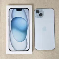 [浜館70-678]　[店舗併売品] iPhone15Plus ブルー 256GB 判定‐ [中古品]