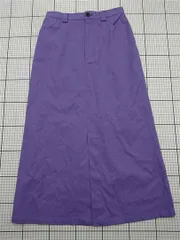 ◇ Θ グリーンレーベルリラクシング Green Label Relaxing ロングスカート パープル系 38 レディース E  【1512220064254】