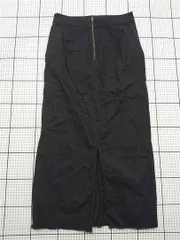 ◇ ⊂ シンプリシテェ SIMPLICITE コットン混ロングスカート ブラック系 S レディース E  【1512220064247】