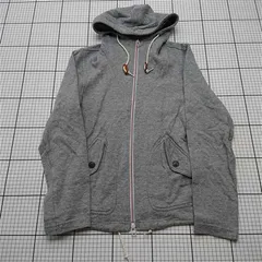 ◇ ⊇ グリーンレーベルリラクシング GREEN LABEL RELAXING ジップアップパーカー グレー S メンズ E  【1512220067774】