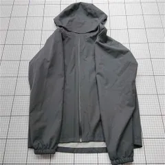 ◇ ⊂ 無印良品 MUJI ポリエステルフード付きジャケット グレー系 Mサイズ メンズ E  【1512220067729】