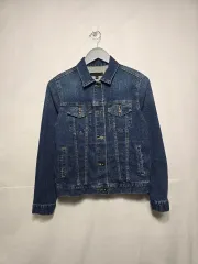 UNIQLO ユニクロ インディゴ ウォッシュ デニム ジャケット レディース 95 0120