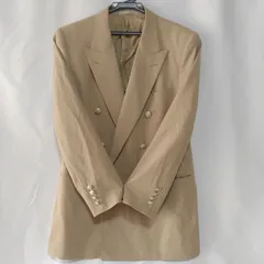 Aquascutum アクアスキュータム ダブルブレストジャケット サイズ:11 カラー:ベージュ W-31