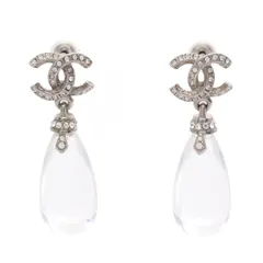 シャネル CHANEL ピアス ココマーク ステンレススチール ピアス レディース Used A