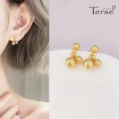 ゴールドボールピアス 小ぶり シンプル 金ピアス S925 シルバー 丸玉 高級感 上品 レディース 華やか 普段使い デート パーティー プレゼント ギフト バレンタイン ホワイトデー 卒業式 入学式 新生活 大人かわいい イヤリング  送料無料