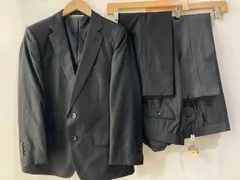 renoma レノマ 122988-09  メンズ スーツ ブラック グレー/4点セット