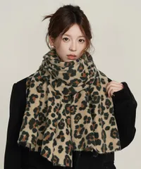 【３色】ストール 大判 レオパード ヒョウ柄☆春秋冬 マフラー レディース ユニセックス
