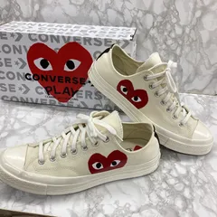 【中古・美品】コンバース×ギャルソン　ローカットスニーカー　27.5cm