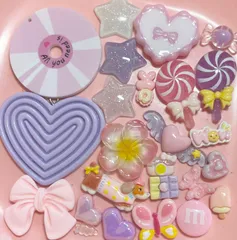 No.219 デコレーションパーツ　デコパーツ　まとめ売り