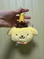 ポムポムプリン フェイスタグ マスコット キーホルダー (日本正規品/新品)