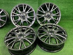 エクシーダー  BB ﾌｨｯﾄ ホイール アルミ ガンメタ 15インチ 5.5J 4穴 4本 100 +45