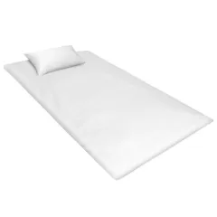 敷き布団カバー シングル 綿100％  300本高密度生地 ワンタッチシーツ 極厚敷き布団用 敷布団カバー 敷きふとんカバー 選べる9色 洗える 防ダニ 抗菌 防臭 ホテル品質 滑らか 柔らかい 105×215cm 白 ホワイト