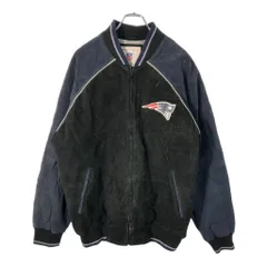 NFL ニューイングランド・ペイトリオッツ スエードレザー スタジアムジャケット プロチーム アメフト(メンズ M)中古 古着 X2203